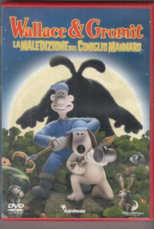 Wallace & Gromit. La maledizione del Coniglio Mannaro. DVD in Italiano. Versione Noleggio
