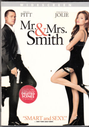 Mr & Mrs Smith con Brad Pitt e Angelina Jolie. DVD Edizione Stati Uniti NTSC Regione 1, Lingua Inglese. Con Slipcase