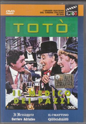 Il medico dei pazzi. I Grandi Successi del Cinema Italiano vol. 29. DVD in Italiano. Versione da edicola