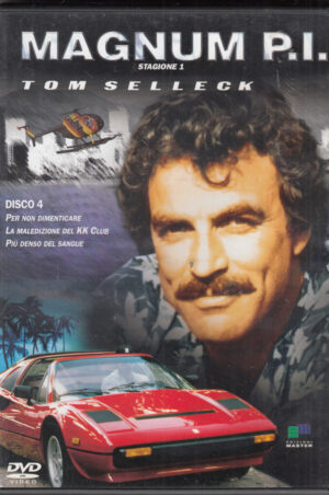 Magnum P.I. Stagione 1 disco 4. Episodi 10-12 . DVD in Italiano. Versione da edicola
