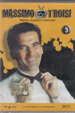 Massimo Troisi in TV vol. 3. Sketch Incontri e Interviste. DVD in Italiano. Versione da edicola