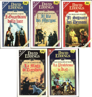 Epopea dei Mallorean di David Eddings. Saga Completa n. 5 volumi ed. Sperling & Kupfer (Prima edizione)