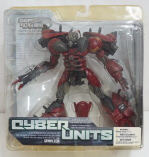 Spawn Cyber Units 001: Defender Red (Rosso). Action Figure cm 18. McFarlane Toys