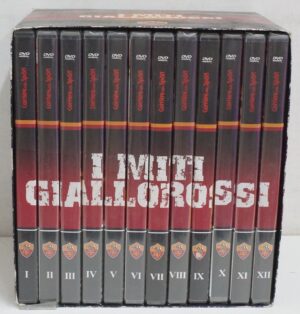I miti Giallorossi. Raccolta Completa con n. 12 DVD in Italiano con Cofanetto in Cartoncino. Versione da edicola
