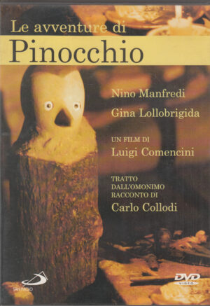 Le avventure di Pinocchio con Nino Manfredi e Gina Lollobrigida. DVD in Italiano