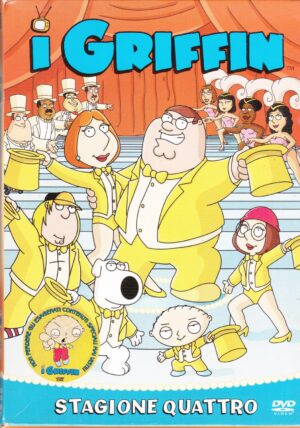 I Griffin. Quarta Stagione 4 Completa. (Episodi 1-13) con n. 3 DVD in Italiano con Cofanetto in cartoncino