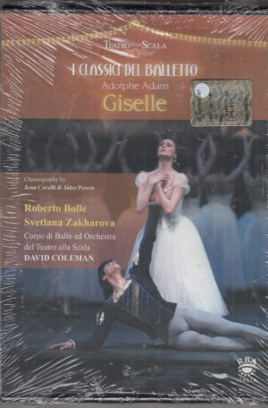 Giselle di Adam con Roberto Bolle. I Classici del Balletto Teatro la Scala. DVD Versione da edicola