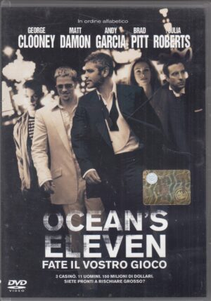 Ocean’s Eleven un film con Matt Damon, Julia Robers. DVD in Italiano. Versione da edicola