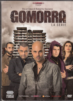 Gomorra La Serie - Stagione 1 Completa (Episodi 1-12) (4 DVD) con Cofanetto - DVD in Italiano