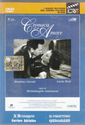 Cronaca di un amore. I Grandi Successi del Cinema Italiano vol. 88. DVD in Italiano. Versione da edicola