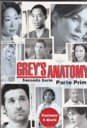 Grey's Anatomy. Stagione 2 Parte Prima. (Episodi1-14) con n. 4 DVD in Italiano. Nuovo