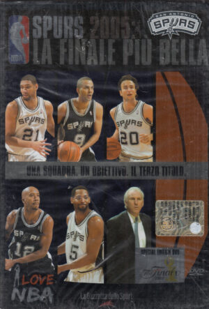 Spurs 2005: La finale più bella. I love NBA vol. 10. DVD in italiano. Versione da edicola. Nuovo