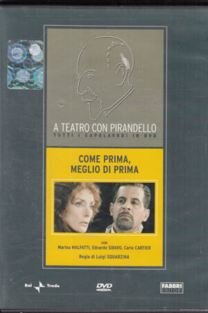 Come prima megio di prima. A Teatro con Luigi Pirandello. DVD in Italiano. Versione da edicola