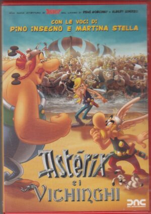 Asterix e i Vichinghi con le voci di Pino Insegno e Martina Stella. DVD in Italiano ed.