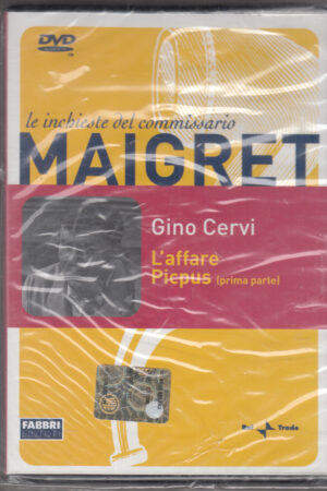 L'Affare Picpus. Prima Parte. Le Inchieste Del Commissario Maigret con Gino Cervi. DVD in Italiano. Versione da edicola. Nuovo