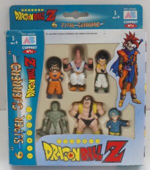 Dragon Ball Z Super Guerrero. Coffret n. 11 con 6 Mini Figure cm 5. AB 1998