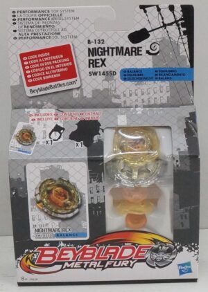 Beyblade Metal Fury: B-132 Nightmare Rex Balance SW145SD. Hasbro 2012