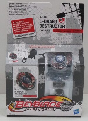 Beyblade Metal Fury: B-148 L-Drago Destructor Attack LW105LF. Hasbro 2012 - Nuovo
