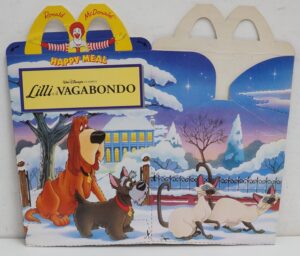 Happy Meal Confezione Box Walt Disney: Lilli e il Vagaboneo by McDonald