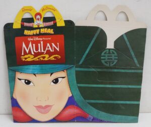 Happy Meal Confezione Box Walt Disney: Mulan (Tipo 1) by McDonald