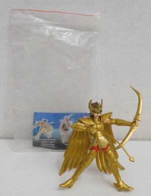 Sagittario Seiya con arco (Pegasus). Saint Seiya. I Cavalieri dello Zodiaco. Action Figure cm 8. Gashapon Bandai