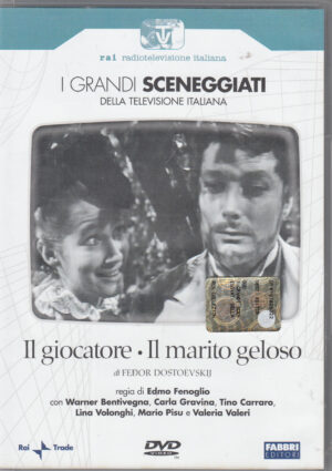 Il Giocatore - Il Marito Geloso. Miniserie TV Complete con n. 2 DVD in Italiano. Grandi Sceneggiati Rai. Versione edicola