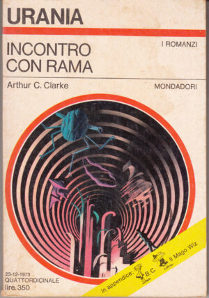 Incontro con Rama di Arthur C. Clarke. Urania n. 634 ed. Mondadori