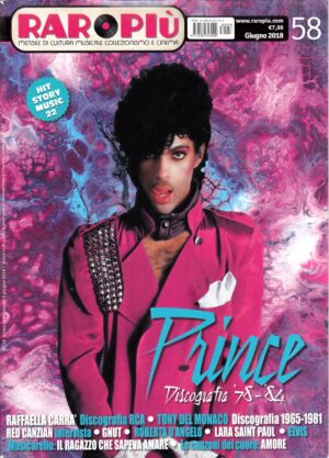 Rivista Raoropiù n. 58 - Giugno 2018. In copertina: Prince