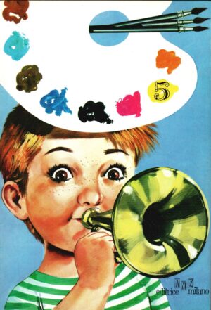 Dipingere Gli Strumenti Musicali - 5. Album Vintage con Disegni da colorare ed. AMZ