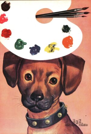 Dipingere Gli Animali Domestici - 7. Album Vintage con Disegni da colorare ed. AMZ