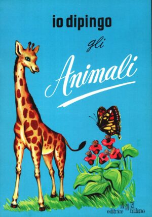 Io dipingo Gli Animali - 2. Album Vintage con Disegni da colorare ed. AMZ