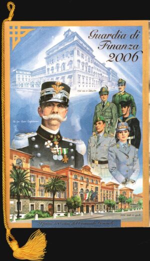 Calendario Guardia di Finanza Anno 2006 - Con Cordoncino Originale