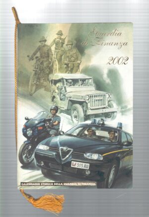 Calendario Guardia di Finanza Anno 2002 - Con Cordoncino Originale