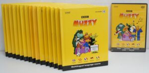 Muzzy Multilingual Language Course BBC. Corso Multilingue per Bambini con n. 15 Libri + 15 CD-Rom + 1 DVD ed. Daniel Mallo