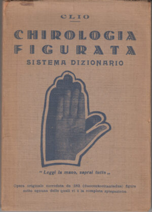 Chirologia Figurata. Sistema Dizionario di Clio ed. 1938 Tipografia Aldo Manuzio