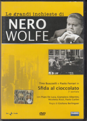 Sfida al cioccolato prima puntata - DVD Le grandi inchieste di Nero Wolfe (Terza stagione) DVD in Italiano. Versione da edicola