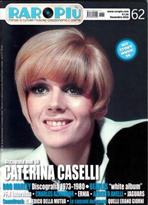 Rivista Raoropiù n. 62 - Novembre 2018. In copertina Caterina Caselli