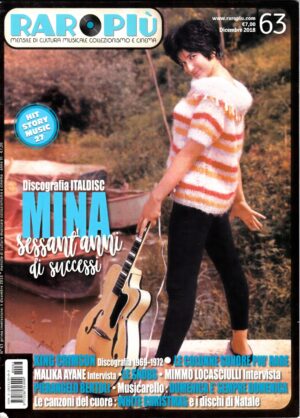 Rivista Raoropiù n. 63 - Dicembre 2018. In copertina: Mina