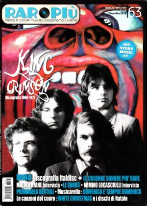 Rivista Raoropiù n. 63 - Dicembre 2018. In copertina: King Crimson