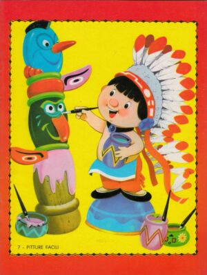 Collana Pitture Facili - 7. Album Vintage con Disegni da colorare ed. AMZ