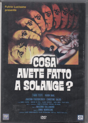 Cosa avete fatto a Solange? un film con Fabio Testi. DVD in Italiano