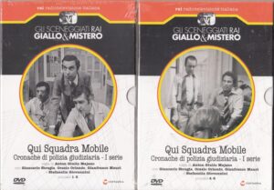 Qui squadra mobile Prima Serie - Miniserie DVD RAI Completa (2 DVD) (Episodi 1-6) - Sceneggiati Rai Giallo & Mistero - Versione da edicola - DVD in Italiano