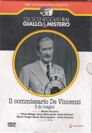Il commissario De Vincenzi: Il do tragico. Miniserie Completa (Episodi 1-2). DVD in Italiano. Sceneggiati Rai Giallo & Mistero. Versione da edicola