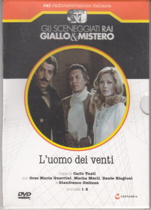 L'uomo dei venti - Miniserie Completa DVD RAI (Episodi 1-2) Sceneggiati Rai Giallo & Mistero - Versione da edicola - DVD in Italiano