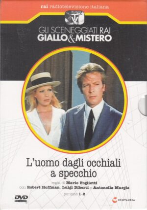 L'uomo dagli occhiali a specchio - Miniserie TV Completa DVD RAI (Episodi 1-2) Sceneggiati Rai Giallo & Mistero - Versione da edicola DVD in Italiano