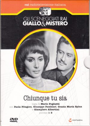 Chiunque tu sia - Miniserie TV Completa DVD RAI (Episodi 1-3) Sceneggiati Rai Giallo & Mistero Versione da edicola DVD in Italiano