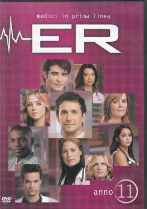 E.R. Medici in Prima Linea Anno 11. Stagione 11 Completa (Episodi 1-22) (Box 3 DVD). DVD in Italiano