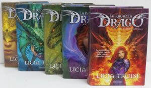 La ragazza drago di Licia Troisi - Saga Completa (5 volumi) ed. Mondadori - Cartonato