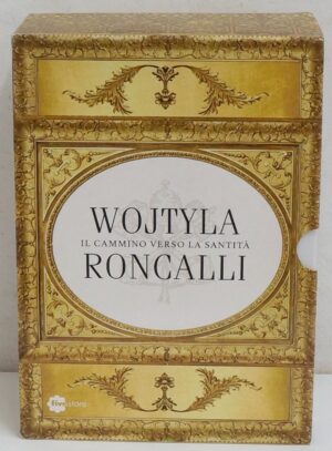 Wojtyla Roncalli. Il Cammino verso la Santità. Raccolta Completa con n. 4 DVD in Italiano con Cofanetto. Versione da edicola