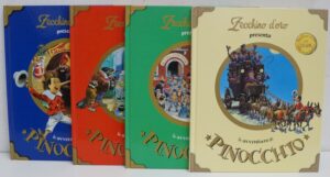 Zecchino d'oro presenta: Le avventure di Pinocchio di Carlo Collodi. Illustrazioni di Tony Wolf. Raccolta Completa 4 volumi ed. Dami